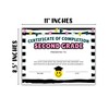 Second Grade 2nd Certificate of Completion Graduation Diploma 30pk 8.5x11”