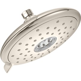 American Standard 9038074.295 Spectra Fixed 4-Function Adjustable Shower Head 7-inch 1.8 GPM, Brushed Nickel