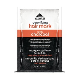 Excelsior Detoxifying Hair Mask with Charcoal Sachet 1 ounce (3-Pack)