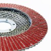 10 Stück SBS Fächerscheiben ø 125 mm Korn 120 Braun