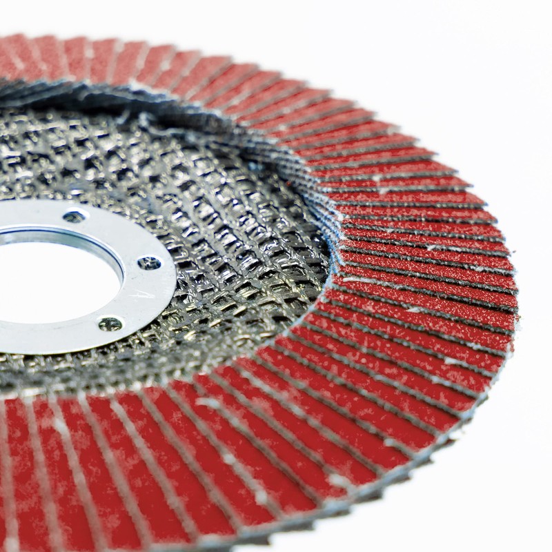 10 Stück SBS Fächerscheiben ø 125 mm Korn 120 Braun
