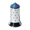 Alessi Salt Shaker, Blue, Stainless Steel, 6.5 x 7 x