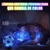 Zcgoingtech Lámpara Led 3d Acrílico De Fútbol Regalos Para Hombres