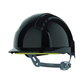 JSP - EVOLite Lightweight ABS Safety Helmet Slip Ratchet Black Vented (AJB160-001-100)