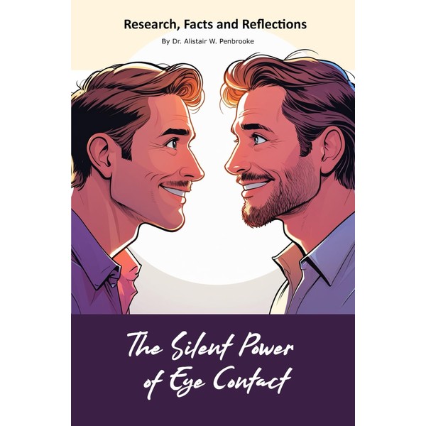 The Silent Power of Eye Contact: Funny gift - Notebook