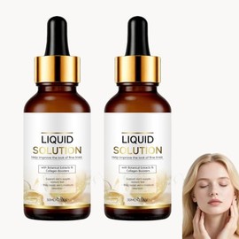 Esencias Faciales Antienvejecimiento Avanzadas, Suero De Seda De Colágeno Profundo, Suero Antienvejecimiento Para La Cara Con Complejo De Colágeno, Estiramiento Y Reafirmante De La Piel. (2PCS)