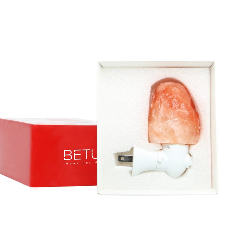 Betus Natural Crystal Himalayan Salt Wall Lamp - Air Purifying