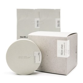 Sum37 Skin-Stay Soft Glow Cushion original + 2 refills, No. 01 / 숨37 스킨-스테이 소프트 글로우쿠션 본품+리필x2개, 01호