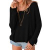 PRETTYGARDEN Women's Oversized Sweaters 2025 Casual Long Sleeve Scoop Neck