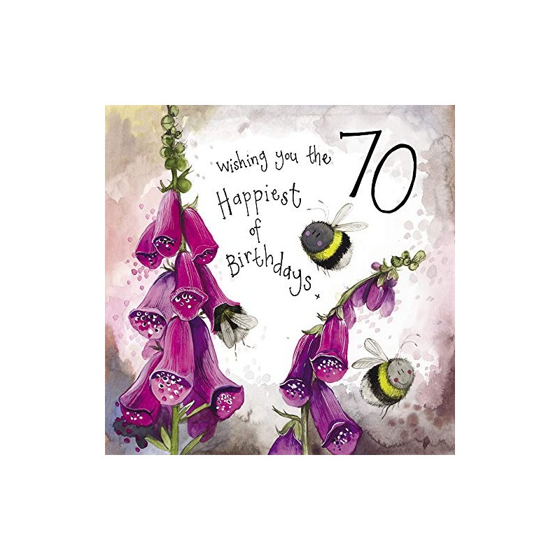 ALEX CLARK Happy 70th Birthday Card