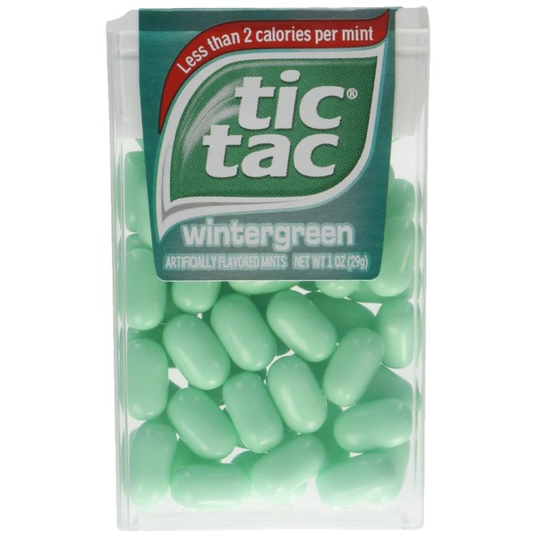 Tic Tac Mint, Wintergreen, Fresh Breath Mints, Perfect Candy Easter Egg and Basket Stuffers, 24 Count