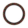 Chili-Peppers Steering Wheel Covers,Anti Slip Sweat Absorption Elasticity Car Accessories