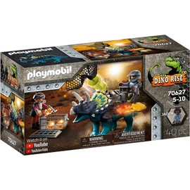 Playmobil Dino Rise Triceratops: Battle for The Legendary Stones