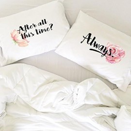 Oh, Susannah After All This Time? Always. King Size Pillowcase Set – 2 20 by 40 Inch Pillowcases His and Her Pillowcases Wedding Missing You Gift Girlfriend Gifts