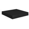 Casafoyer Floating Wall Shelf Black 9.1"x9.3"x1.5" MDF