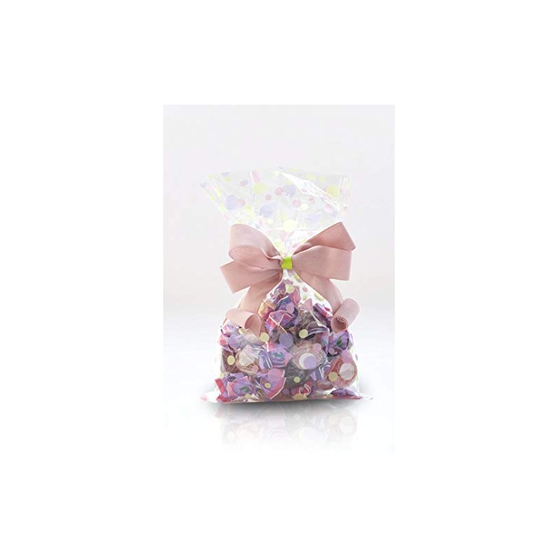 Italpak Transparent Bags Bubbles Polypropylene, Purple, 15 x 25 cm