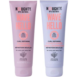 MM Noughty 97% Natural Wave Hello Shampoo and Conditioner 250ml Curl Defining Bundle