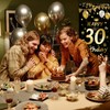 BOFYTR 30th Birthday Banner, 30th Birthday Party Decorations Backdrop, Black