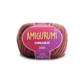 Hilo Amigurumi de Circulo - 100% algodón virgen brasileño mercerizado (paquete de 1 bola) - 4.5 onzas, 278 yardas - Sport (cacao - 7567)