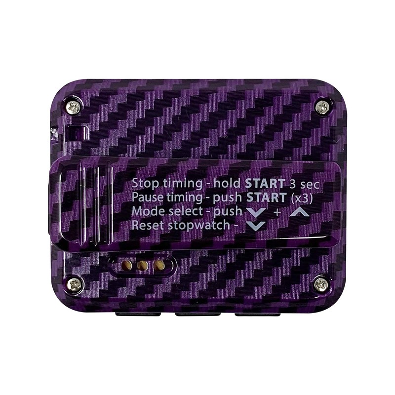 Gymboss Charge Interval Timer and Stopwatch - (Carbon Purple Hardcoat)