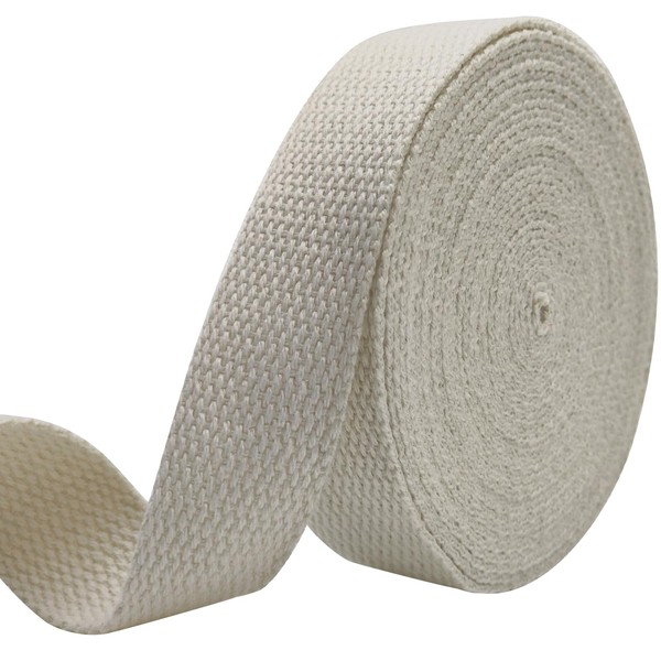1 inch Cotton Webbing Braid Handles Bag Strap 15ft High