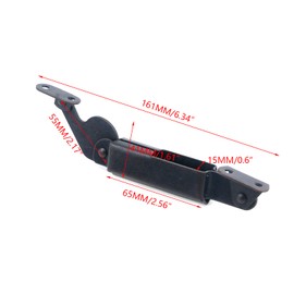 Coshar 2Pcs Spring Lid Support Hinges Heavy Duty Lid Hinges Soft Closing Spring Hinge for Sofa, Cabinet, Box, Red Bronze