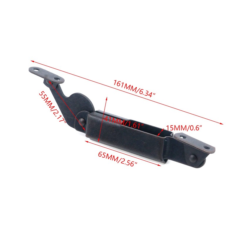 Coshar 2Pcs Spring Lid Support Hinges Heavy Duty Lid Hinges