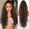30 Inch Curly Claw Clip Ponytail Extension Highlight