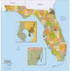 Florida ZIP Code Map with Counties - Standard - 36"