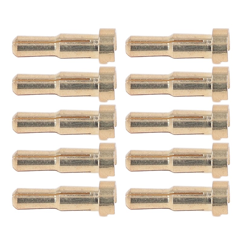 30PCS Battery Connector Plug Brass Gold Plated High Hardness RC