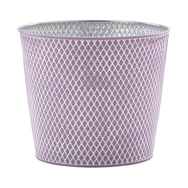 Napco Imports Embossed Diamond Pattern 6 x 7 Inch Lavender