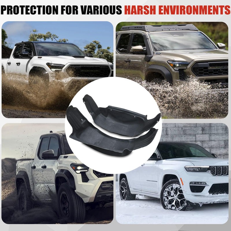 ANMOSVO Liners Wheel Well Guard for F150 2021 2022 2023