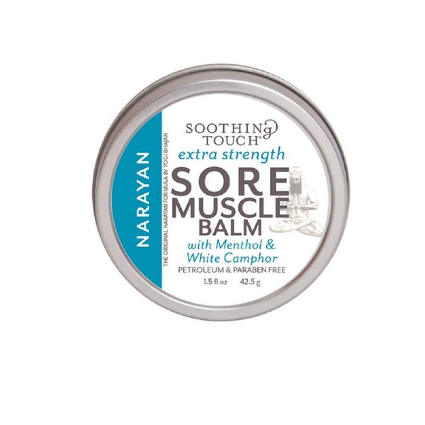 Soothing Touch Sore Extra Strength Muscle Balm Tin, Narayan, 1.5 Ounces, Packaging May Vary