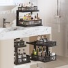 Corbyles 2 Pack Under Sink Organizer With Next-Gen Ball-Bearing Slides,2-Tier