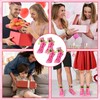 CUweipeng Funny Hold Hand Couple Sock - 2 Pairs Pink