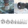 10PCS Diamond Drill Bit Diamond Hole Saw for Glass Tile