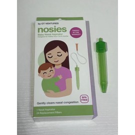 Nosies Baby Nasal Aspirator (0-6 Months) with 24 Hygiene Filters