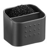 iDesign Sponge and Scrubber Holder with 2 Compartments for Kitchen