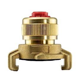 Brass GEKA Type Hose Quick Connect Adapter Claw Fitting Pipe Splitters Lance 3/4 1/2 Male Female (Screw Tight 3/4" Hose)