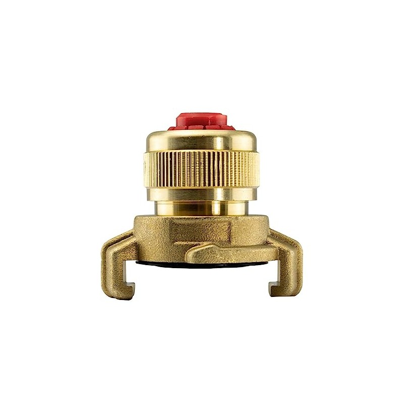 Brass GEKA Type Hose Quick Connect Adapter Claw Fitting Pipe