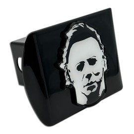 Elektroplate Michael Myers Black Metal Hitch Cover for Trucks and SUVs | Fits Standard 2" Trailer Hitch Receivers | Premium Weatherproof
