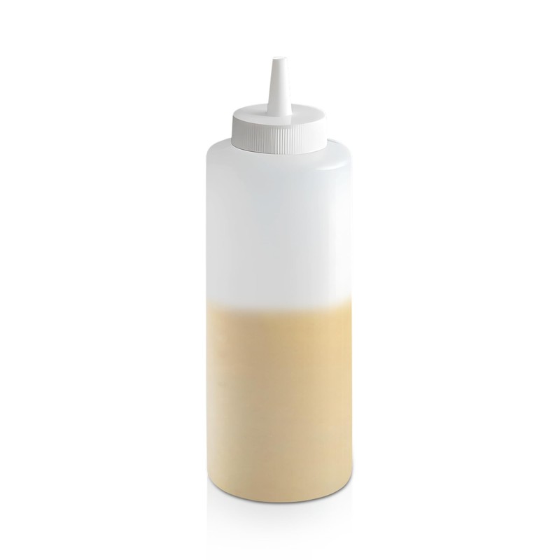 OCS Parts 8 Ounce Clear Squeeze Bottle | Easy to