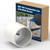 Pearwow PVC Vent Termination Cap, 1 Pcs Roof Vent Cap