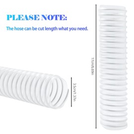 Lower Duct Hose Replacement For Shark Rotator Vacuum NV341, NV470, NV472, NV500, NV500CO, NV500GD, NV501, NV552, UV560, 2 Pack