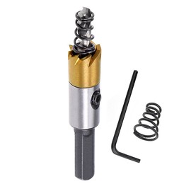 SagaSave 12 mm HSS Bi-Metal Hole Saw, Hole Cutter High-Speed Steel HSS Bi-Metal, Professional Attachment for Metal, Iron, Aluminium, Wood, Drywall, Pipe, Plastic, Fibreboard