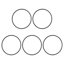 sourcing map Nitrile Rubber O Ring 2.05" OD 1.89" ID 0.08" Width NBR Sealing Gasket Washer Seal O-Ring for Faucet Plumbing Air Gas Repair, Black, Pack of 5