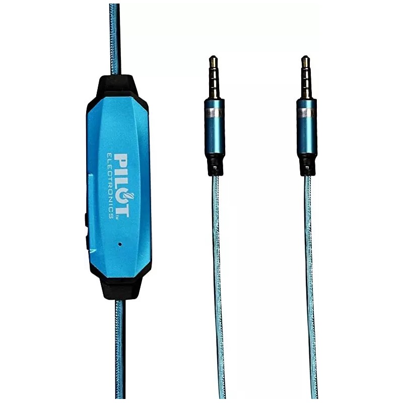 Pilot Electronics EL-1301BWK Auxiliary Music Sync Audio Cable, 3.5mm, Green