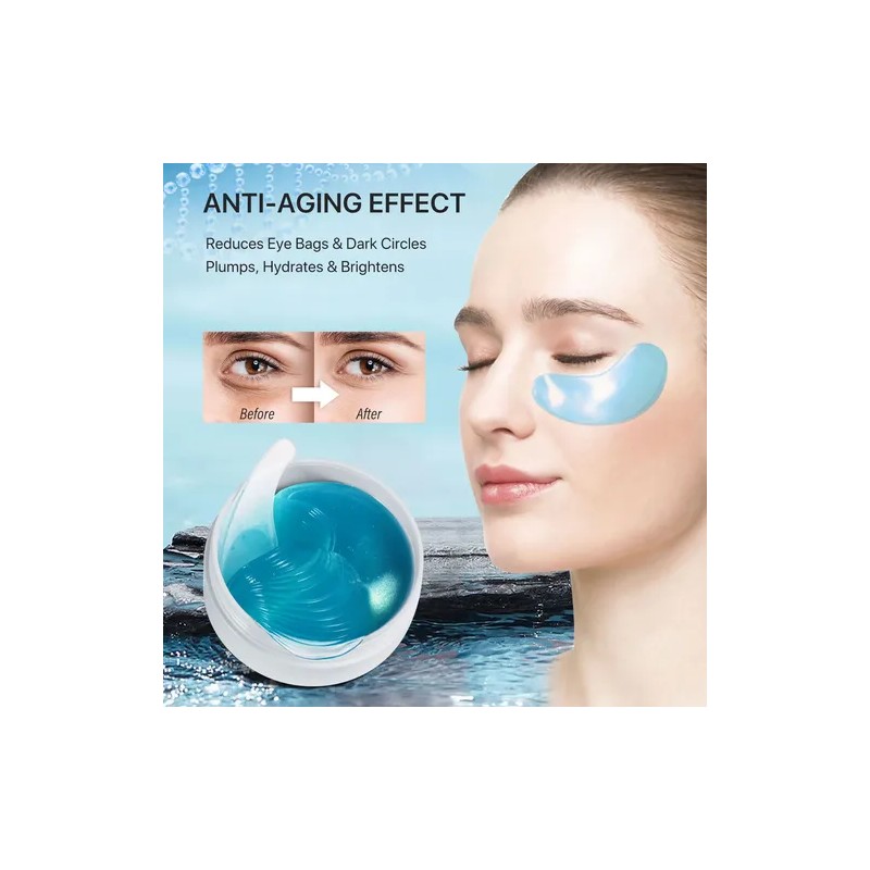 Parches Para Ojos Bolsas Ojeras Hidrata Humecta Antiarrugas