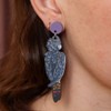 Pixie Nut & Co. Black Cockatoo Earrings