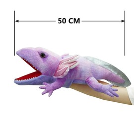 LOMTRATS Amphibians Hand Puppets for kids,Toddler Includes frogs, snakes, lizards with Movable Open Mouths, Perfect for Storytelling,Teaching,Preschool,Birthday Gifts